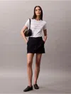 Calvin Klein Jeans Est.1978 Calvin Klein Women's Stripe Logo Graphic Slim T-shirt