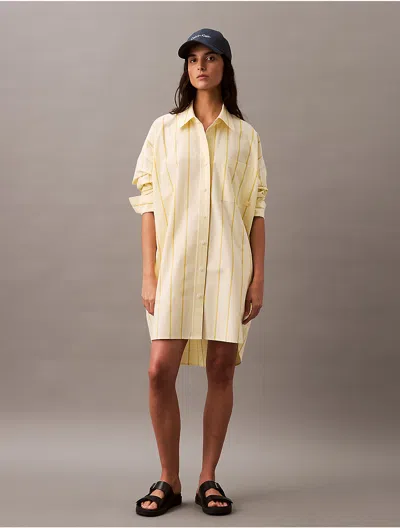 Calvin Klein Jeans Est.1978 Calvin Klein Women's Stripe Relaxed Shirt Dress