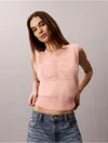 Calvin Klein Jeans Est.1978 Calvin Klein Women's Textured Monogram Tank Top In Peachy Day