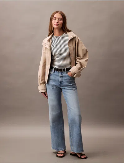 Calvin Klein Jeans Est.1978 Calvin Klein Women's Ultra High Rise Wide Leg Fit Jeans