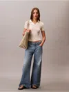 Calvin Klein Jeans Est.1978 Calvin Klein Women's Ultra Wide Leg Jeans In Neutral