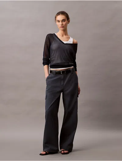 Calvin Klein Jeans Est.1978 Calvin Klein Women's Utility Canvas Cargo Pant