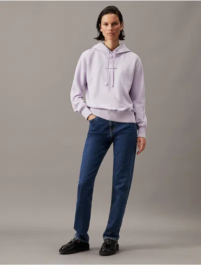 Calvin Klein Jeans Est.1978 Calvin Klein Women's Washed Monogram Logo Relaxed Hoodie