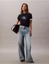 Calvin Klein Jeans Est.1978 Calvin Klein Women's Wide Leg Jeans In Black