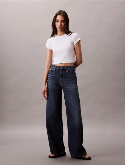 Calvin Klein Jeans Est.1978 Calvin Klein Women's Wide Leg Jeans In Blue