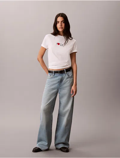 Calvin Klein Jeans Est.1978 Calvin Klein Women's Wide Leg Jeans In Multi
