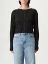 Calvin Klein Jeans Est.1978 Cardigan Calvin Klein Jeans Woman Color Black In Black