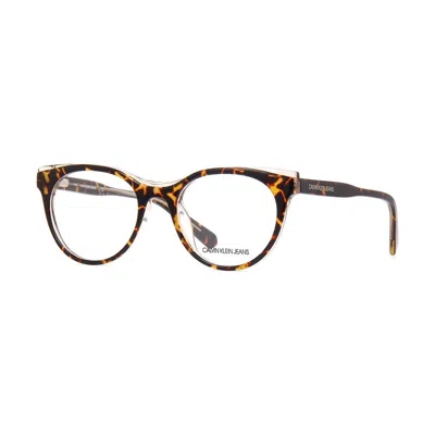 Calvin Klein Jeans Est.1978 Ckj19511 236 Tortoise/crystal Blush 51mm In Brown