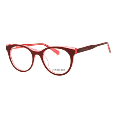 Calvin Klein Jeans Est.1978 Ckj19511 609 Burgundy/crystal Azalea 51mm In Brown