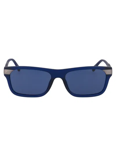 Calvin Klein Jeans Est.1978 Ckj20504s Sunglasses In 400 Matte Crystal Blue