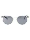 Calvin Klein Jeans Est.1978 Calvin Klein Jeans Crystal Clear Acetate Sunglasses In Blue