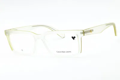 Calvin Klein Jeans Est.1978 Ckj23612 971 Crystal Clear 55mm In Green