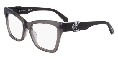Calvin Klein Jeans Est.1978 Ckj23646 050 Women's Glasses Clear Size 52 - Free Lenses - Blue Light Block Available In Transparent Grey