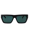 Calvin Klein Jeans Est.1978 Calvin Klein Jeans Matte Black Metal Sunglasses In Black