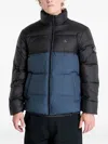 Calvin Klein Jeans Est.1978 Colour Block Puffer Jacket In Black