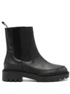 Calvin Klein Jeans Est.1978 50mm Leather Chelsea Boots In Black