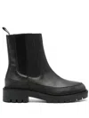 Calvin Klein Jeans Est.1978 50mm Leather Chelsea Boots In Black