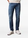 Calvin Klein Jeans Est.1978 Contrast-stitching Jeans In Blue