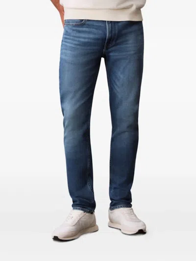 Calvin Klein Jeans Est.1978 Contrast-stitching Jeans In Blue