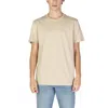 Calvin Klein Jeans Est.1978 Beige Cotton T-shirt