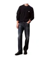 Calvin Klein Jeans Est.1978 Cotton Sweater With Monogram In Black