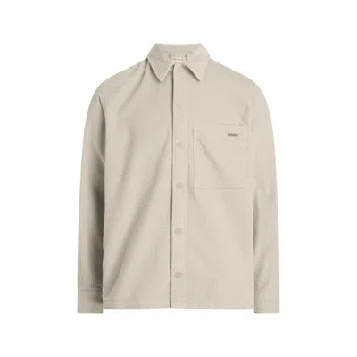 Calvin Klein Jeans Est.1978 Cream Cotton Shirt In Gray