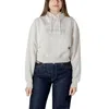 Shop Calvin Klein Jeans Est.1978 Cream Cotton Sweater