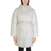 CALVIN KLEIN JEANS EST.1978 CREAM NYLON JACKETS & COAT
