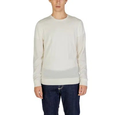 Calvin Klein Jeans Est.1978 Cream Recycled Wool T-shirt In White