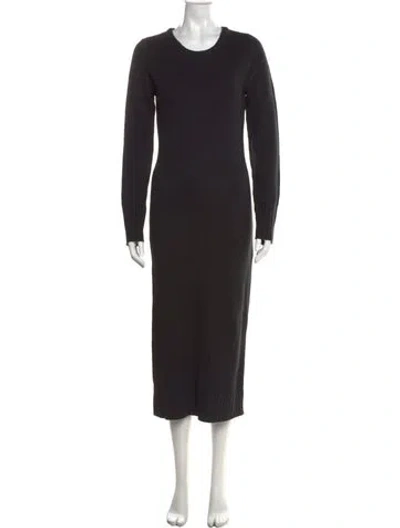Pre-owned Calvin Klein Jeans Est.1978 Crew Neck Midi Length Dress W/ Tags In Gray