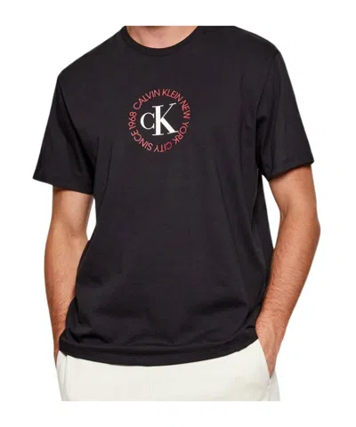 Calvin Klein Jeans Est.1978 Crew Neck T-shirt In Black