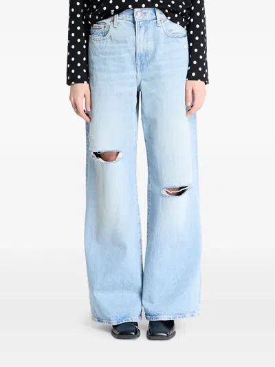 Calvin Klein Jeans Est.1978 Distressed-effect Jeans In Blue