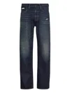 Calvin Klein Jeans Est.1978 Distressed Jeans In Blue