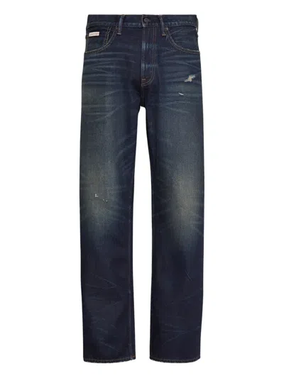 Calvin Klein Jeans Est.1978 Distressed Jeans In Blue