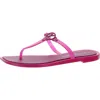 Calvin Klein Jeans Est.1978 Edhen Womens Slip On Flip Flop T-strap Sandals In Pink