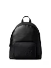 Calvin Klein Jeans Est.1978 Embossed-logo Pocket Backpack In Black
