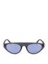 Calvin Klein Jeans Est.1978 Calvin Klein Jeans Matte Crystal Acetate Sunglasses In Negro