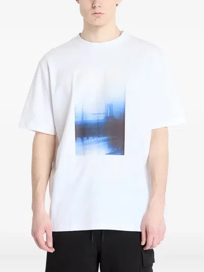 Calvin Klein Jeans Est.1978 Graphic T-shirt In White