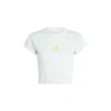 Calvin Klein Jeans Est.1978 Green Cotton T-shirt In White
