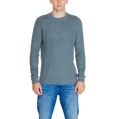 Calvin Klein Jeans Est.1978 Green Organic Cotton Sweater In Gray