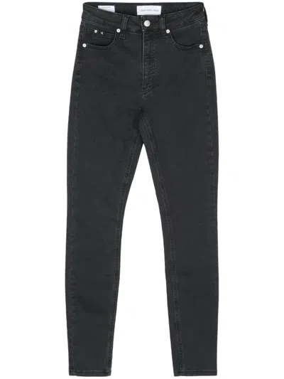 Calvin Klein Jeans Est.1978 High-rise Skinny Jeans In Black