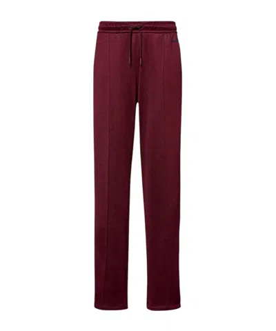 Calvin Klein Jeans Est.1978 High Shine French Terry Track Pants In Burgundy