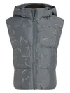 Calvin Klein Jeans Est.1978 Hooded Gilet In Grey