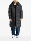 Calvin Klein Jeans Est.1978 Hooded Padded Coat In Black