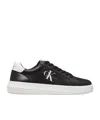 Calvin Klein Jeans Est.1978 Vulc Flatform Canvas Sneakers In Black