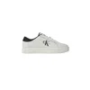 Calvin Klein Jeans Est.1978 Classic Cupsole Sneakers In White And Black In Multi