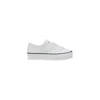 Calvin Klein Jeans Est.1978 Black And White Leather Sneaker In White