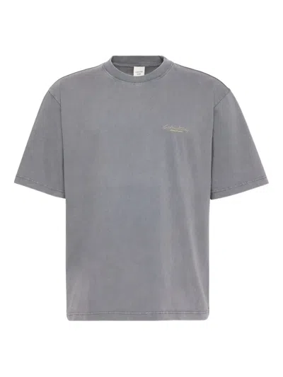 Calvin Klein Jeans Est.1978 Logo-detail T-shirt In Gray