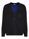 Calvin Klein Jeans Est.1978 Logo-embellished Cardigan In Black