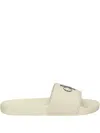 Calvin Klein Jeans Est.1978 Logo-embellished Slides In Neutral